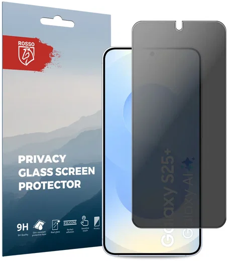 Rosso Samsung Galaxy S25 Plus 9H Tempered Glass Screen Protector Privacy afbeelding 1