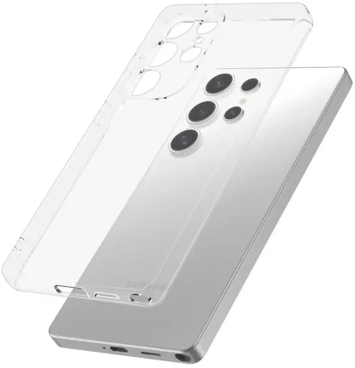 Samsung Galaxy S25 Ultra Hoesje Dun TPU Back Cover Transparant afbeelding 8