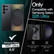 Samsung Galaxy S25 Ultra Hoesje Dun TPU Back Cover Matte Zwart afbeelding 7