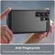 Samsung Galaxy S25 Ultra Hoesje Geborsteld TPU Flexibele Back Cover Zwart afbeelding 5