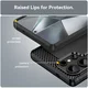 Samsung Galaxy S25 Ultra Hoesje Geborsteld TPU Flexibele Back Cover Zwart afbeelding 6