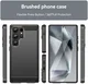 Samsung Galaxy S25 Ultra Hoesje Geborsteld TPU Flexibele Back Cover Zwart afbeelding 7