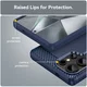 Samsung Galaxy S25 Ultra Hoesje Geborsteld TPU Flexibele Back Cover Blauw afbeelding 5