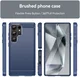 Samsung Galaxy S25 Ultra Hoesje Geborsteld TPU Flexibele Back Cover Blauw afbeelding 7