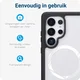 Samsung Galaxy S25 Ultra Hoesje Full Protect 360° Cover met MagSafe / Qi2 Zwart afbeelding 2