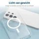 Samsung Galaxy S25 Ultra Hoesje Hard Back Cover met MagSafe / Qi2 Transparant afbeelding 4