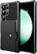 Samsung Galaxy S25 Ultra Hoesje 3-in-1 Pasjes Portemonnee Back Cover Zwart afbeelding 9
