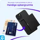 Samsung Galaxy S25 Ultra Hoesje met Slider Kaarthouder Back Cover Zwart afbeelding 7