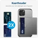 Samsung Galaxy S25 Ultra Hoesje met Slider Kaarthouder Back Cover Grijs afbeelding 4