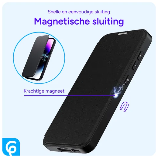Samsung Galaxy S25 Ultra Hoesje met MagSafe / Qi2 Book Case Blauw afbeelding 5