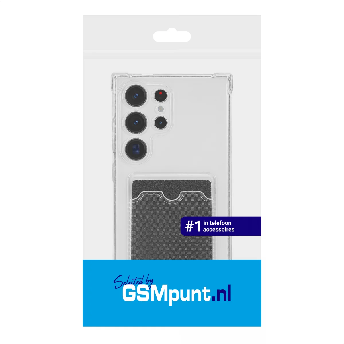 Samsung Galaxy S24 Ultra Hoesje Dun TPU met Pasjeshouder Back Cover Transparant afbeelding 7