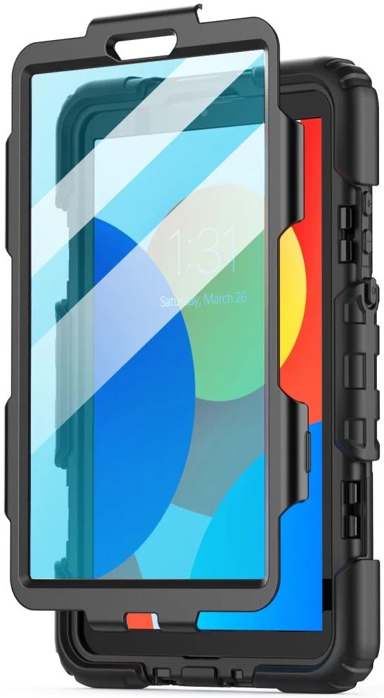 Xiaomi Redmi Pad SE 8.7 Hoes met Screen Protector en Handriem Zwart afbeelding 2