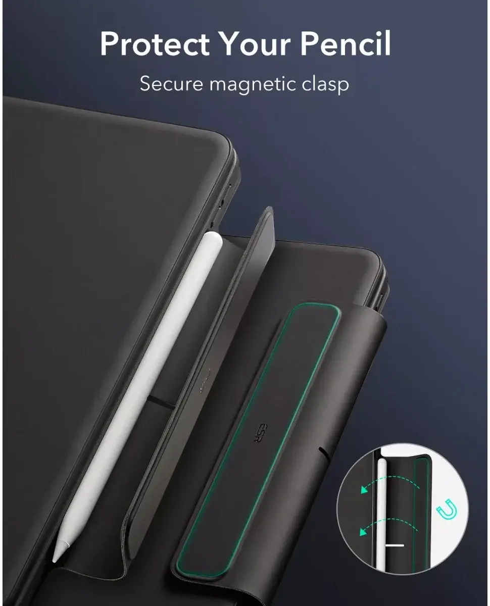 ESR Rebound Magnetic 360 iPad Air (24/25/26)/Air 10.9/Pro 11 Toetsenbord Hoes afbeelding 7