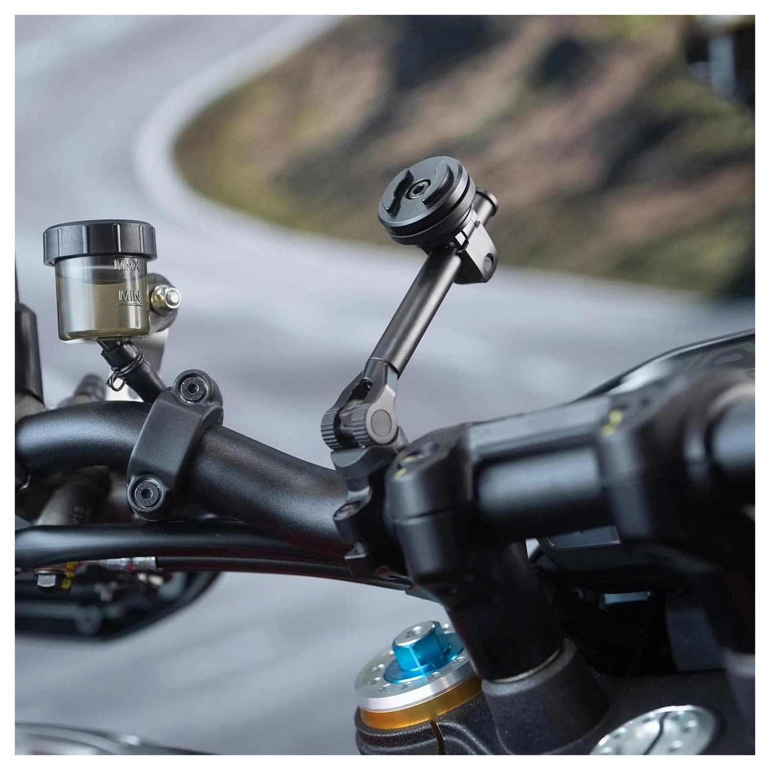 SP Connect Moto Mount 3D 1 1/2 SPC+ Telefoonhouder Motor SPC+ Hoesjes Chrome afbeelding 5