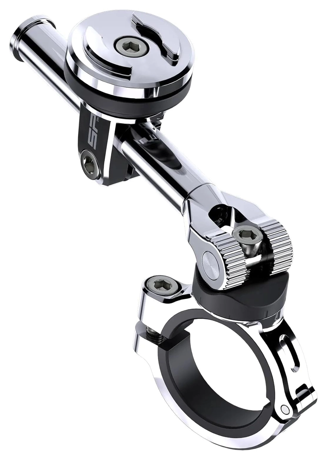 SP Connect Moto Mount 3D 1 1/2 SPC+ Telefoonhouder Motor SPC+ Hoesjes Chrome afbeelding 1