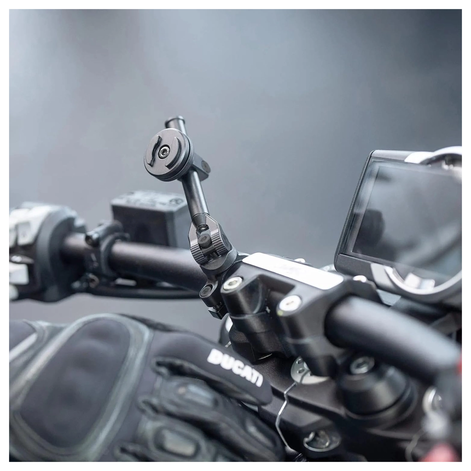 SP Connect Moto Mount 3D 1 1/2 SPC+ Telefoonhouder Motor SPC+ Hoesjes Chrome afbeelding 3