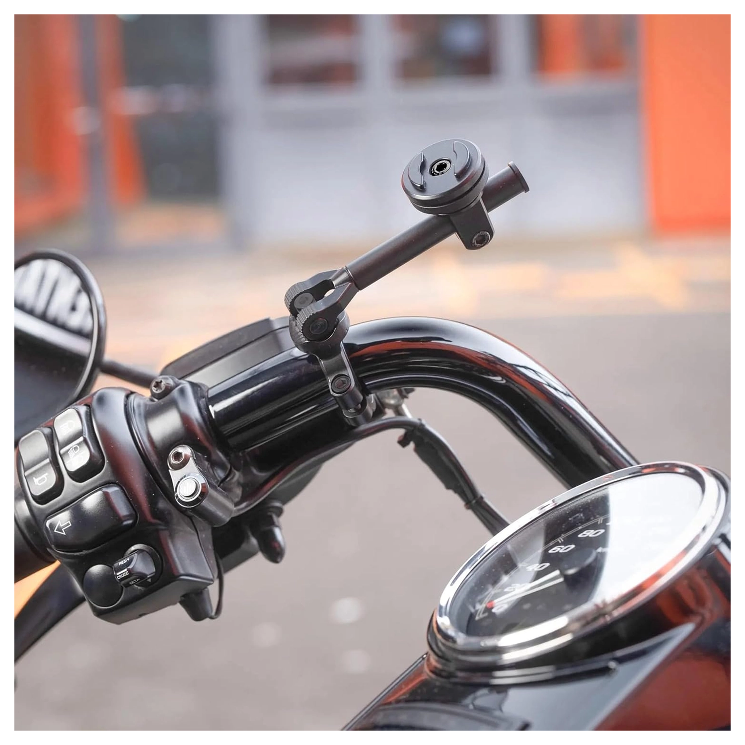 SP Connect Moto Mount 3D 1 1/2 SPC+ Telefoonhouder Motor SPC+ Hoesjes Chrome afbeelding 4