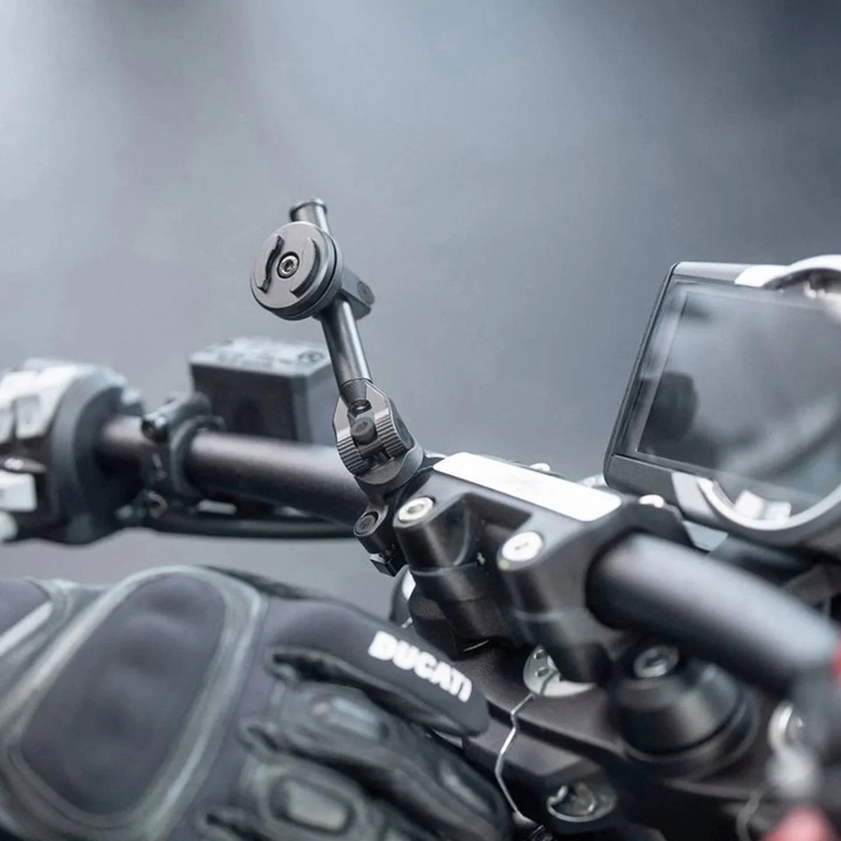SP Connect Moto Mount 3D 1 1/2 SPC+ Telefoonhouder Motor SPC+ Hoesjes Zwart afbeelding 2