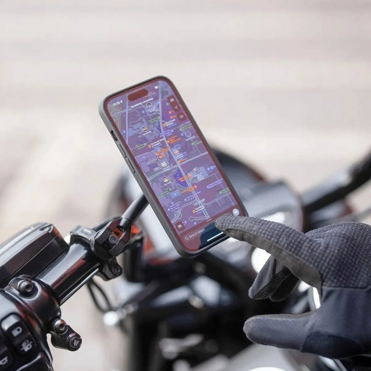 SP Connect Moto Mount 3D 1 1/2 SPC+ Telefoonhouder Motor SPC+ Hoesjes Zwart afbeelding 3