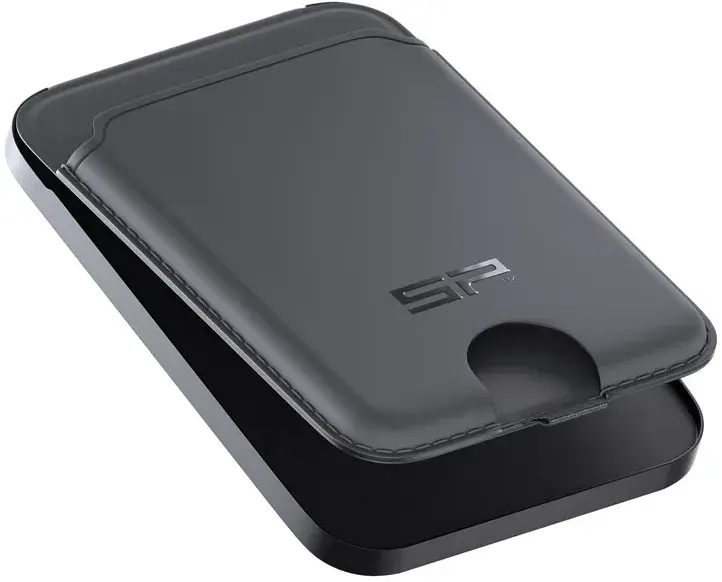 SP Connect SPC+ Magnetic Card Wallet - Magnetische MagSafe Kaarthouder Zwart afbeelding 1