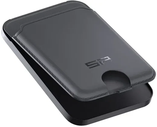 SP Connect SPC+ Magnetic Card Wallet - Magnetische MagSafe Kaarthouder Zwart afbeelding 1