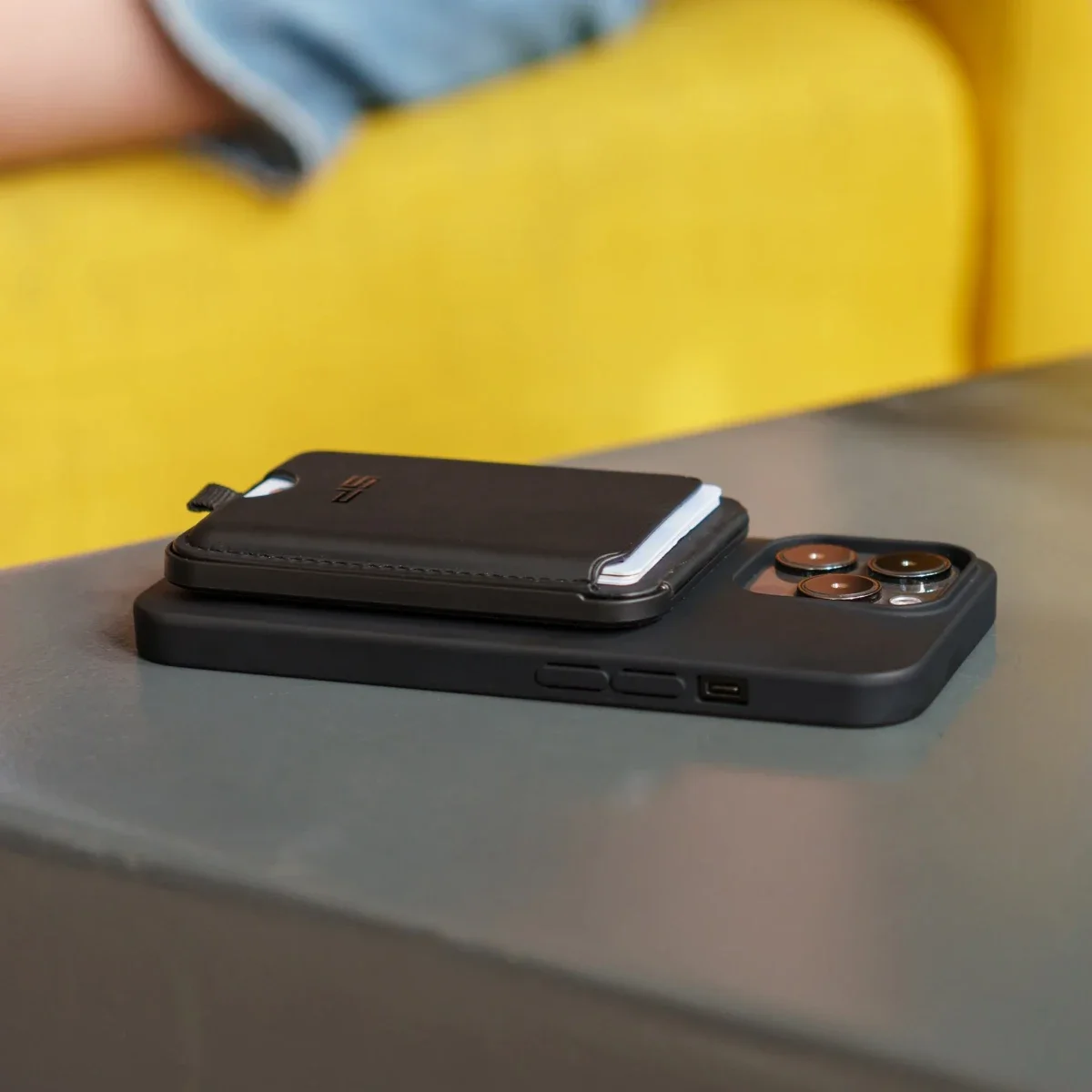 SP Connect SPC+ Magnetic Card Wallet - Magnetische MagSafe Kaarthouder Zwart afbeelding 6