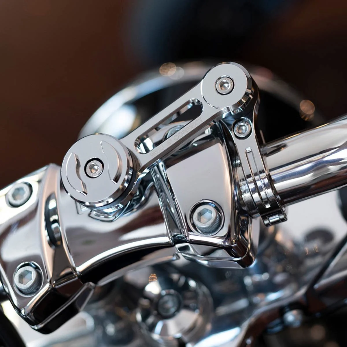 SP Connect Moto Mount Pro - Telefoonhouder Motor voor SPC+ Hoesjes Chrome afbeelding 2