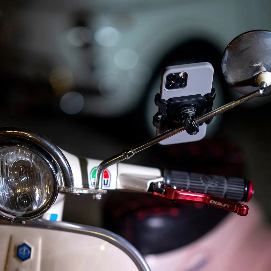 SP Connect Motor/Scooter Bundle SPC+ Telefoonhouder Spiegel met Klem afbeelding 3