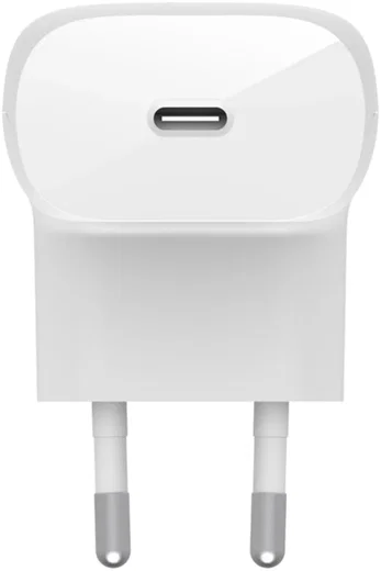 Belkin BoostCharge 30W PD/PPS Single Wall Charger USB-C Adapter Wit afbeelding 8