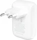 Belkin BoostCharge 42W PD/PPS Dual Wall Charger USB-A/USB-C Adapter Wit afbeelding 2