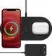 Belkin BoostCharge 15W Qi Wireless Charging Dual Pad Draadloze Oplader Zwart afbeelding 1
