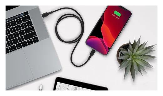 Belkin BoostCharge MFi-Gecertificeerde USB-C naar Lightning Kabel 1M Zwart afbeelding 2