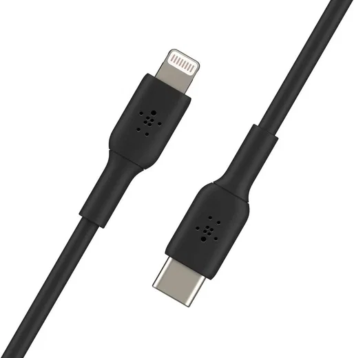 Belkin BoostCharge MFi-Gecertificeerde USB-C naar Lightning Kabel 2M Zwart afbeelding 4