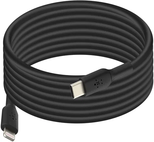 Belkin BoostCharge MFi-Gecertificeerde USB-C naar Lightning Kabel 2M Zwart afbeelding 5