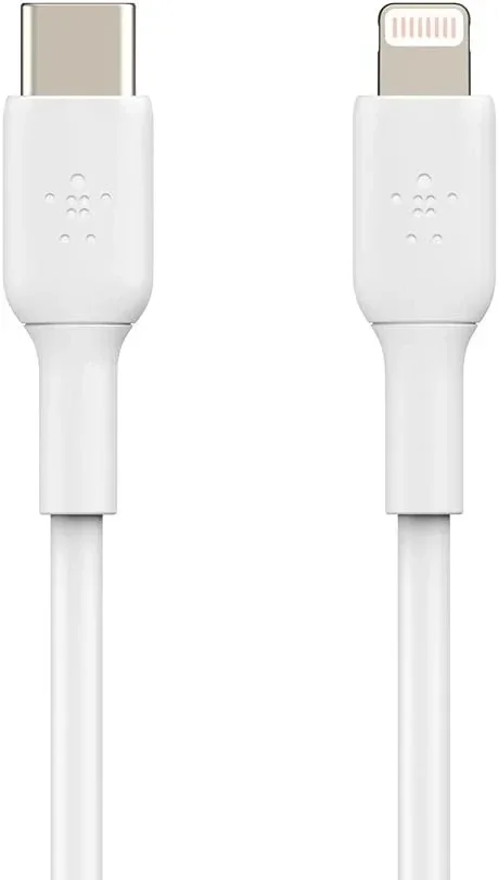 Belkin BoostCharge MFi-Gecertificeerde USB-C naar Lightning Kabel 2M Wit afbeelding 2