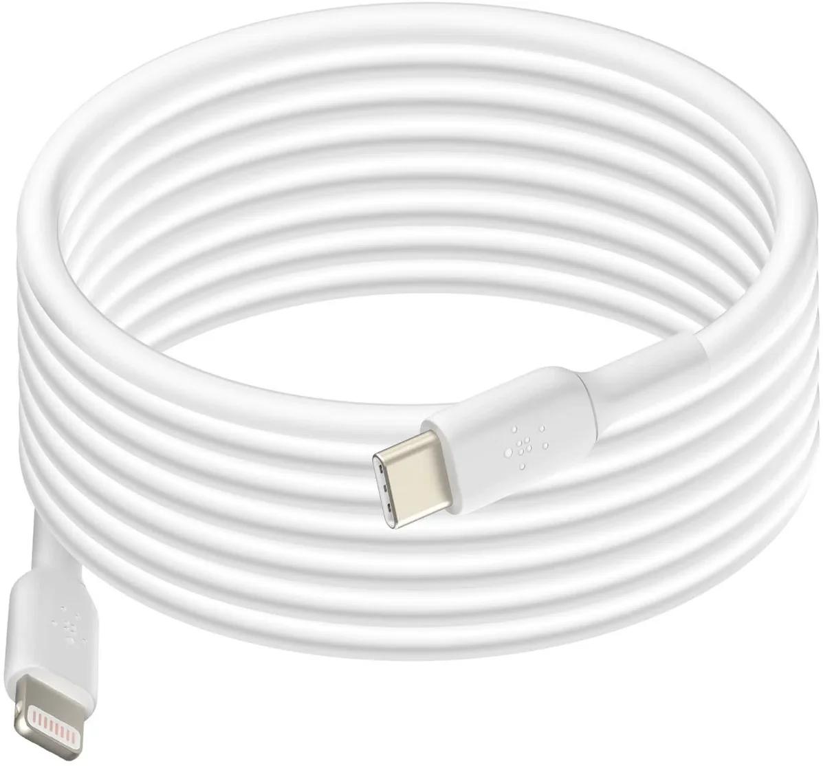 Belkin BoostCharge MFi-Gecertificeerde USB-C naar Lightning Kabel 2M Wit afbeelding 5