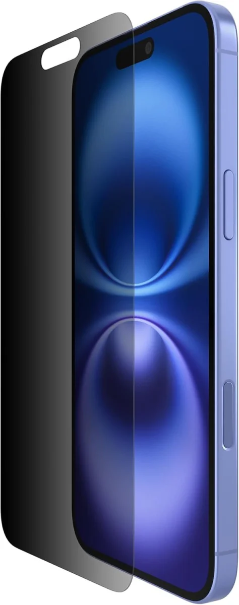 Belkin ScreenForce InvisiGlass iPhone 16/15 Plus/14 Pro Max Privacy Glass afbeelding 1