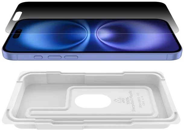 Belkin ScreenForce InvisiGlass iPhone 16/15 Plus/14 Pro Max Privacy Glass afbeelding 10