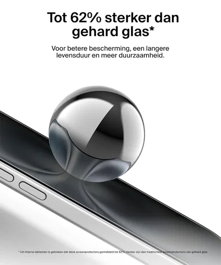 Belkin ScreenForce InvisiGlass iPhone 16/15 Plus/14 Pro Max Privacy Glass afbeelding 5