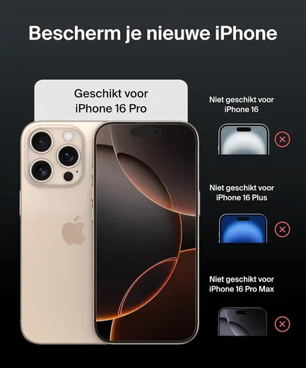 Belkin ScreenForce InvisiGlass iPhone 16 Pro Screenprotector Privacy afbeelding 8
