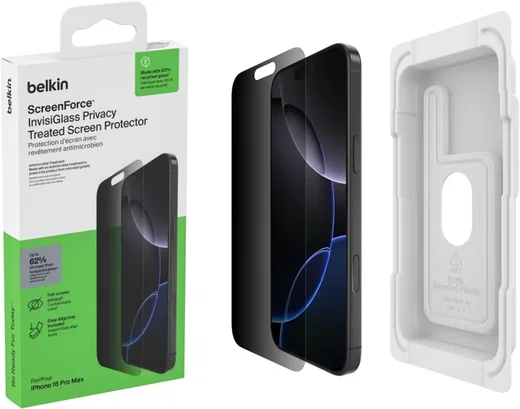 Belkin ScreenForce InvisiGlass iPhone 16 Pro Max Screenprotector Privacy afbeelding 11