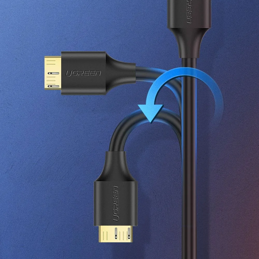 UGREEN USB naar Micro USB  B Data en Laadkabel 10W 5Gbps 1M Zwart afbeelding 15