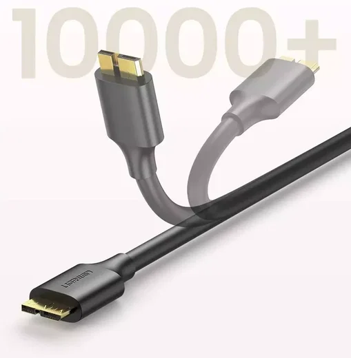 UGREEN USB naar Micro USB  B Data en Laadkabel 10W 5Gbps 1M Zwart afbeelding 8