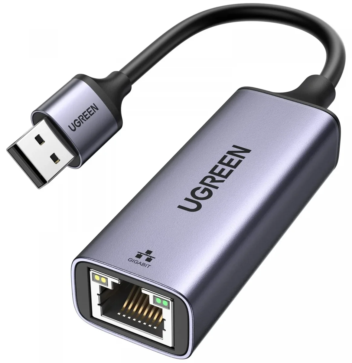 UGREEN USB 3.0 naar RJ45 Ethernet Netwerk Adapter 1000Mbps Gigabit afbeelding 1