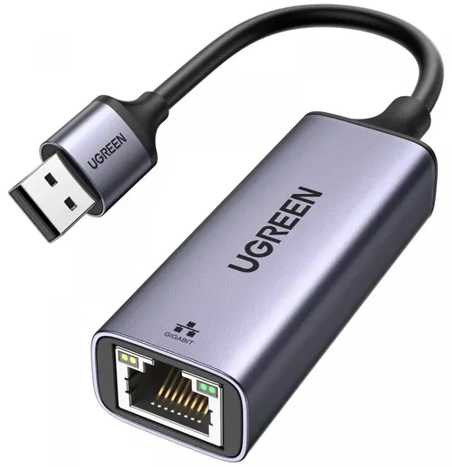 UGREEN USB 3.0 naar RJ45 Ethernet Netwerk Adapter 1000Mbps Gigabit afbeelding 1