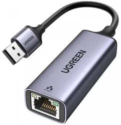 UGREEN USB 3.0 naar RJ45 Ethernet Netwerk Adapter 1000Mbps Gigabit afbeelding