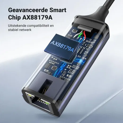 UGREEN USB 3.0 naar RJ45 Ethernet Netwerk Adapter 1000Mbps Gigabit afbeelding 4