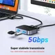 UGREEN USB 3.0 Sharing Switch 2x USB-A Schakelaar 5Gbps Zwart afbeelding 3
