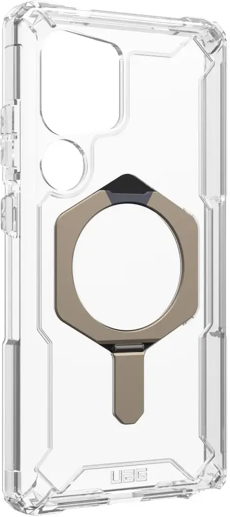 UAG Plasma XTE Samsung Galaxy S25 Ultra Hoesje Qi2 Magnet Clear Titanium afbeelding 21