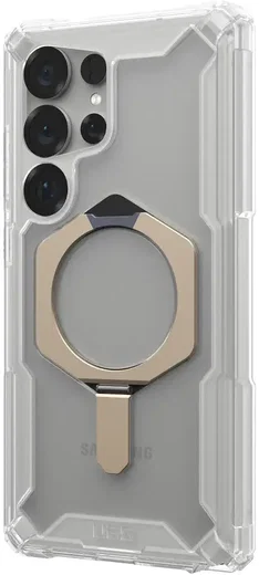 UAG Plasma XTE Samsung Galaxy S25 Ultra Hoesje Qi2 Magnet Clear Titanium afbeelding 5
